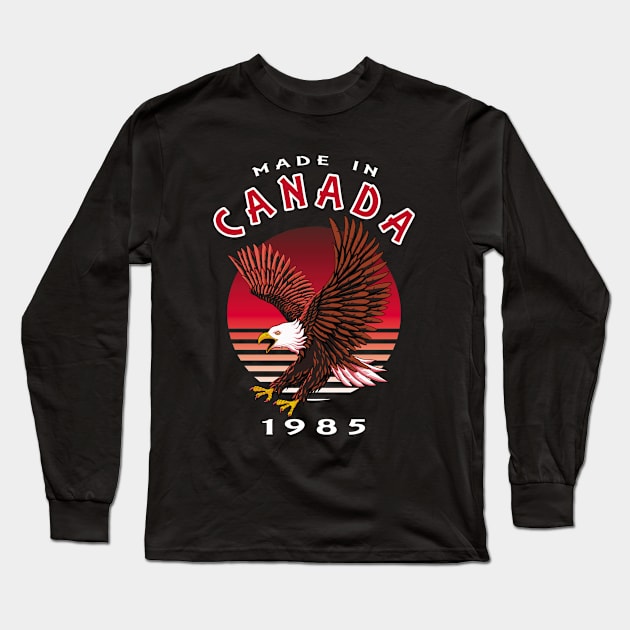 Flying Eagle - Made In Canada 1985 Long Sleeve T-Shirt by TMBTM